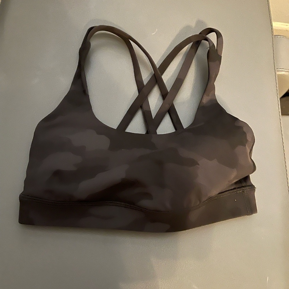 Lululemon camo sport bra